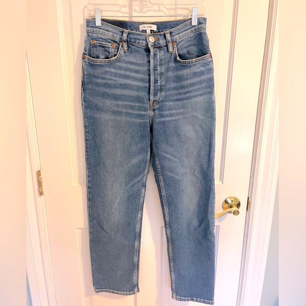 Re/Done stove pipe Jeans Classic Denim